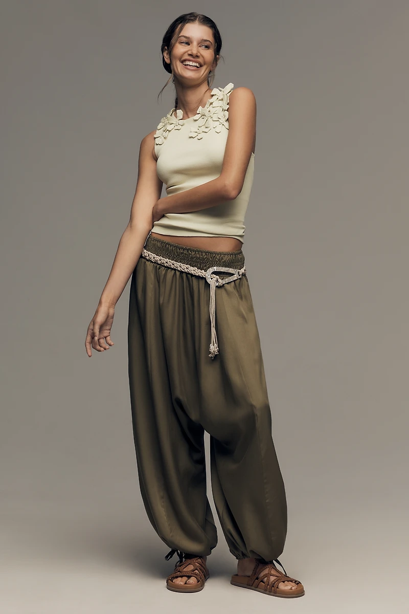 By Anthropologie Draped Harem Pants