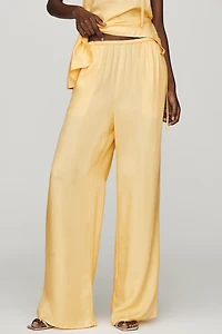 Maeve Silken Wide-Leg Pants