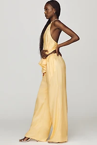 Maeve Silken Wide-Leg Pants
