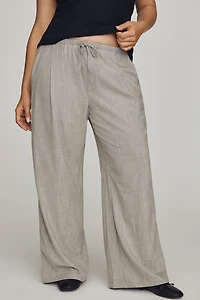 Maeve Pleated Wide-Leg Trousers