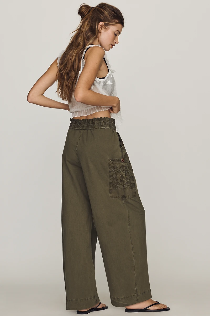 By Anthropologie Vintage Foldover Pants