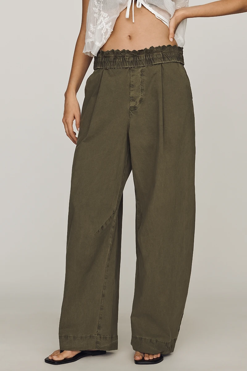 By Anthropologie Vintage Foldover Pants