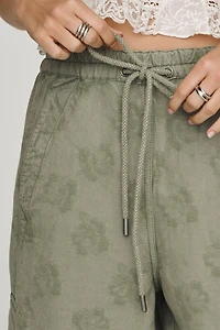 Pilcro Izzie Relaxed Full-Length Cargo Barrel Pants