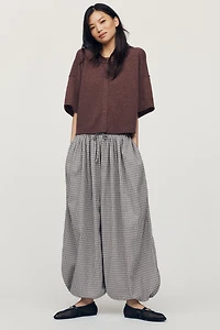 Daisy Street Sesame 100% Cotton Harem Pants
