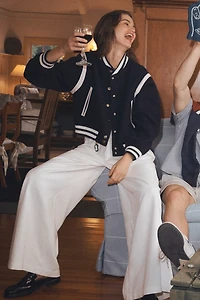 Significant Other Micah High-Rise Wide-Leg Pants