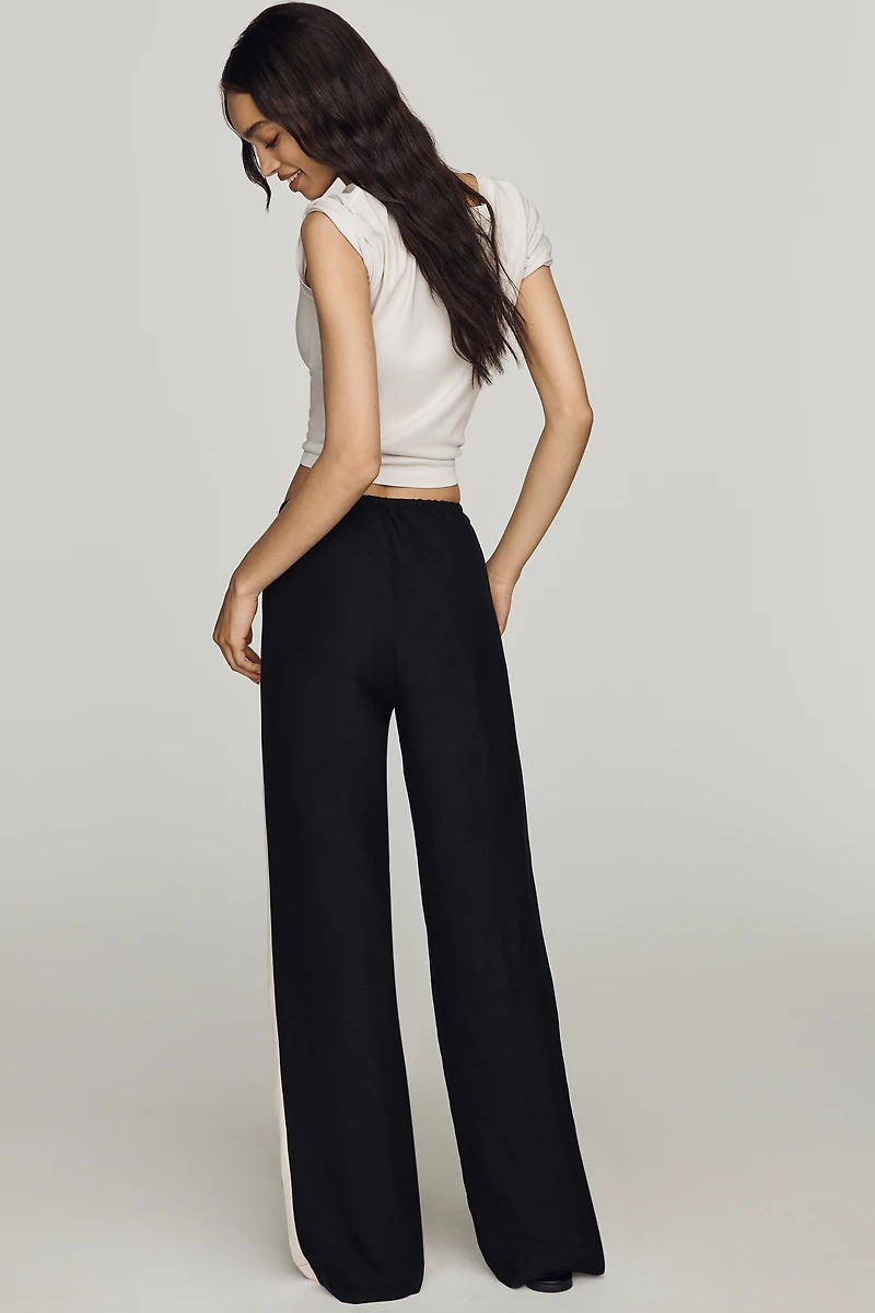 Sanctuary Linen Blend Track Pants