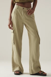 Sanctuary Hopper Mid-Rise Straight-Leg Cargo Pants