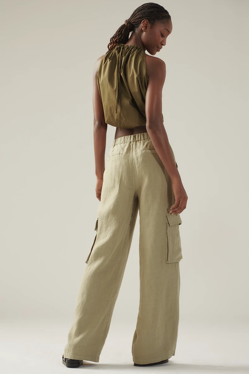 Sanctuary Hopper Mid-Rise Straight-Leg Cargo Pants