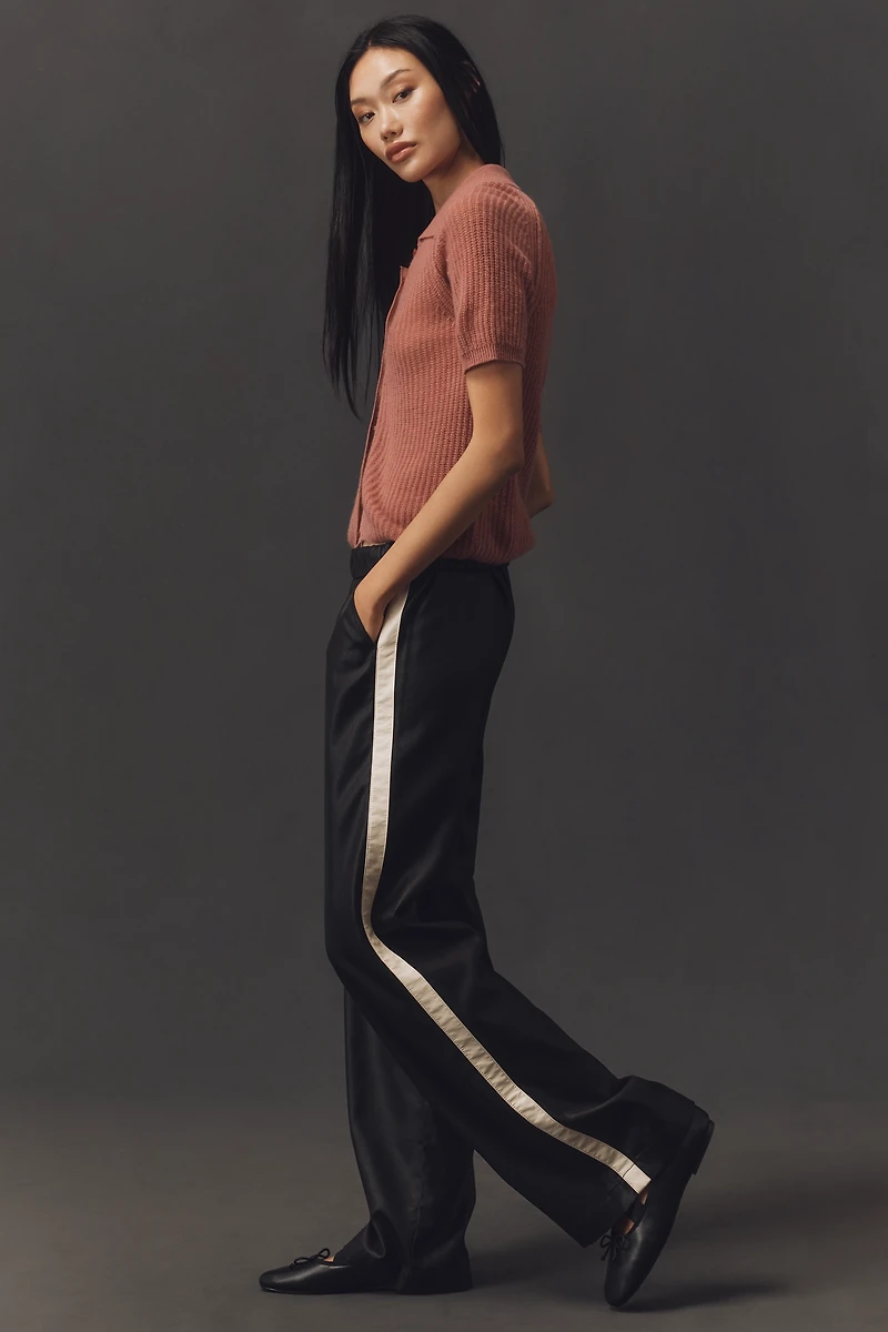 Sanctuary Coated-Twill Track Pants