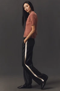 Sanctuary Coated-Twill Track Pants