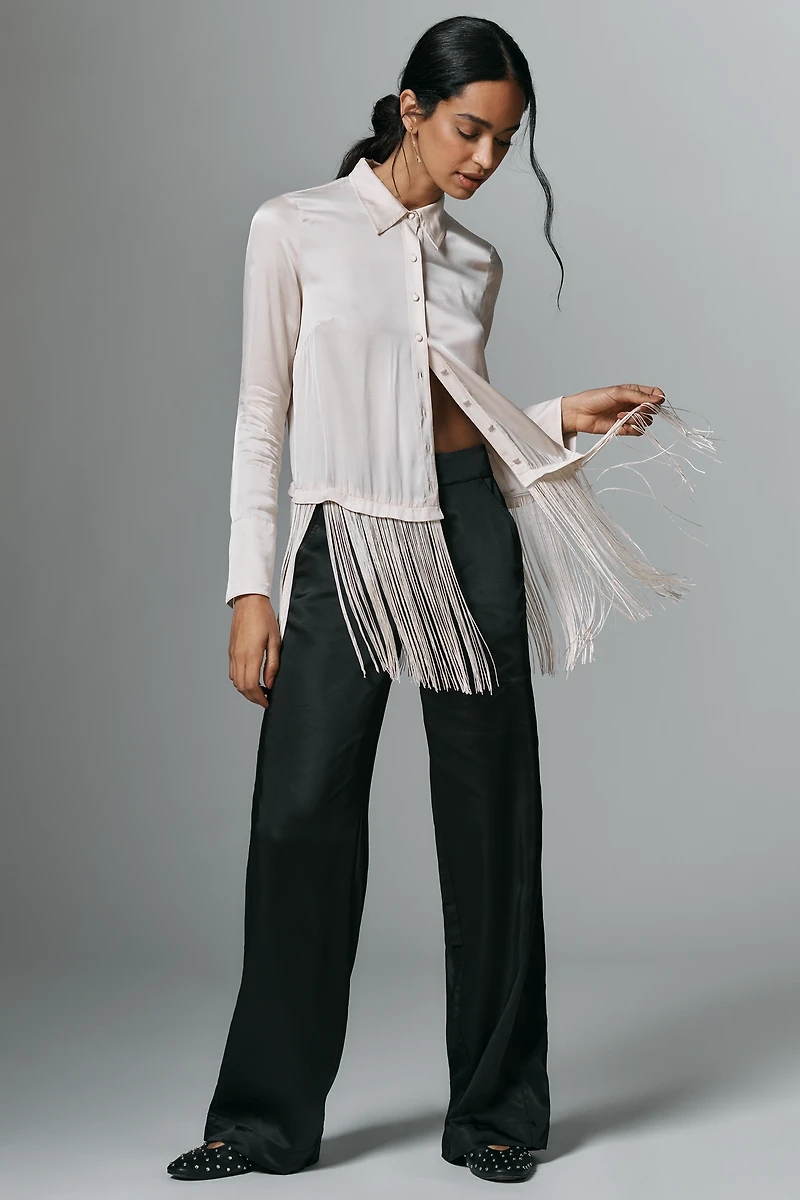 Sanctuary Modern Satin Trouser Pants