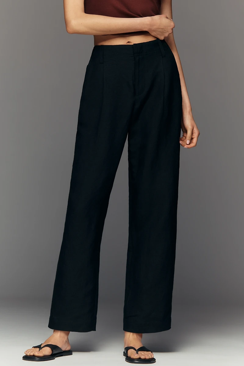 Sanctuary Scout Linen Barrel Pants