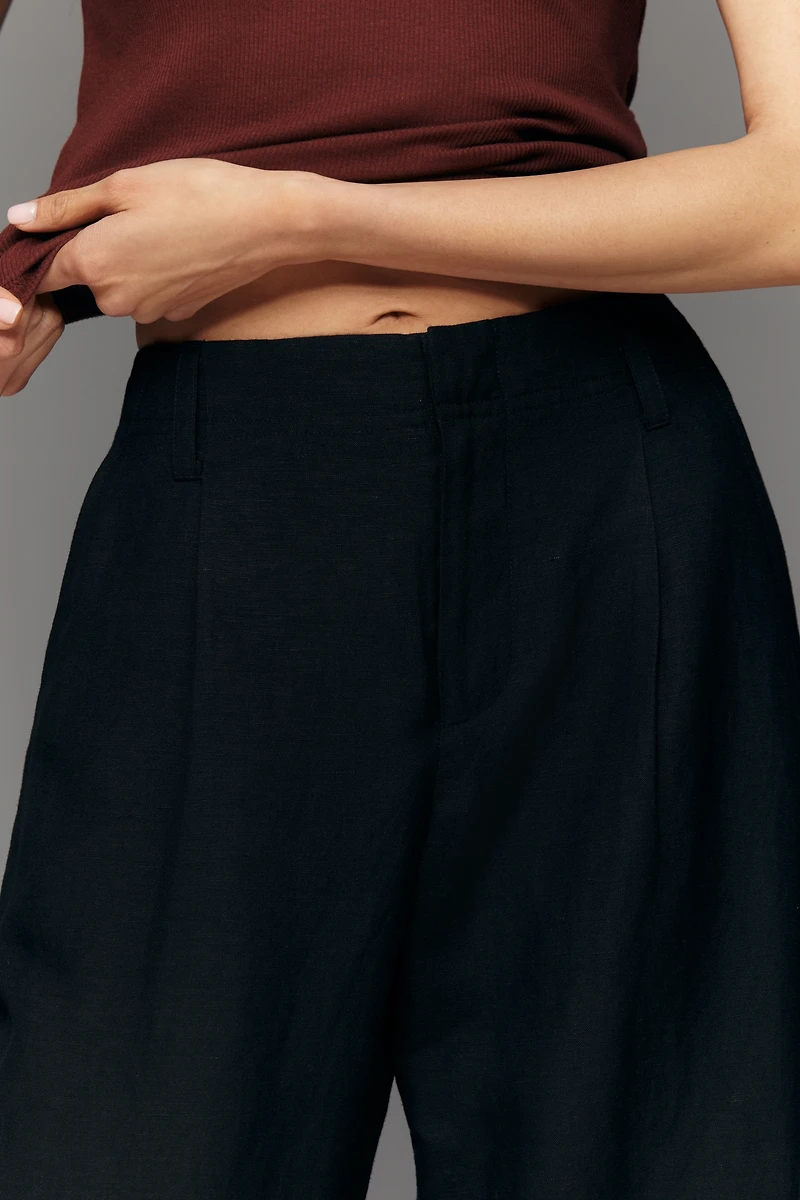 Sanctuary Scout Linen Barrel Pants