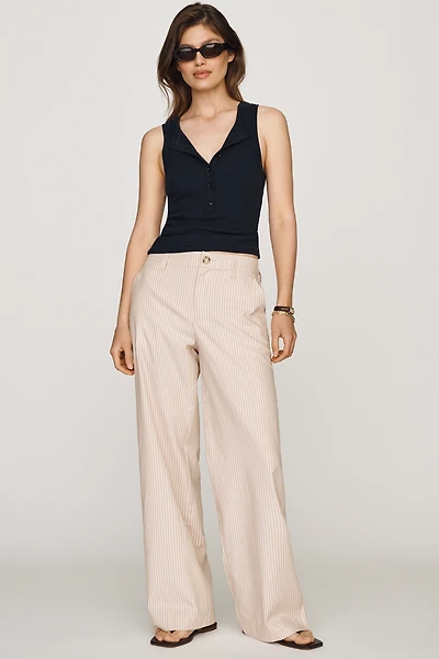 Sanctuary Eloise Mid-Rise Wide-Leg Pants