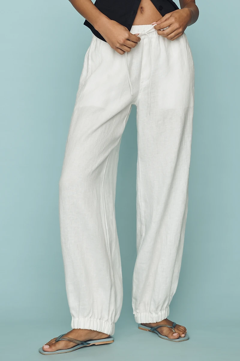 Sanctuary Mel 100% Linen Micro Balloon Pants