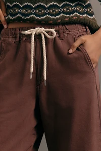 The Adi Pull-On Mid-Rise Flare Pants by Pilcro