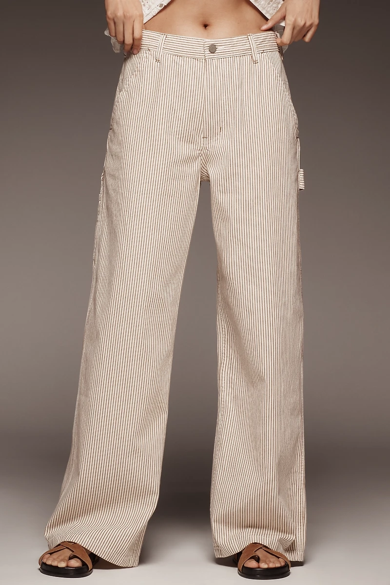 Denimist Teri Wide-Leg Carpenter Pants