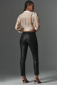 Pilcro Rococo Leather Skinny Pants