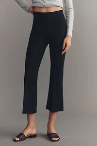 Good American Stretch Ponte High-Rise Kick Flare Pants
