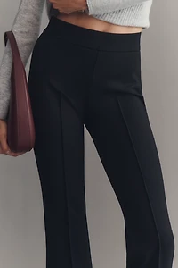 Good American Stretch Ponte High-Rise Kick Flare Pants
