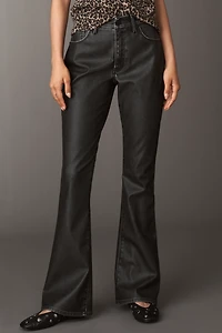 Good American Classic Bootcut Faux-Leather Pants