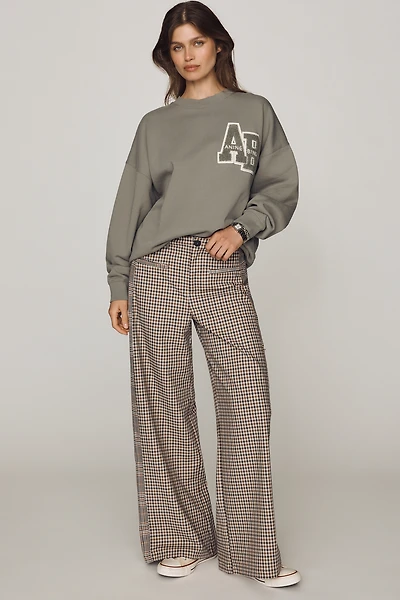 Maeve High-Rise Wide-Leg Trousers