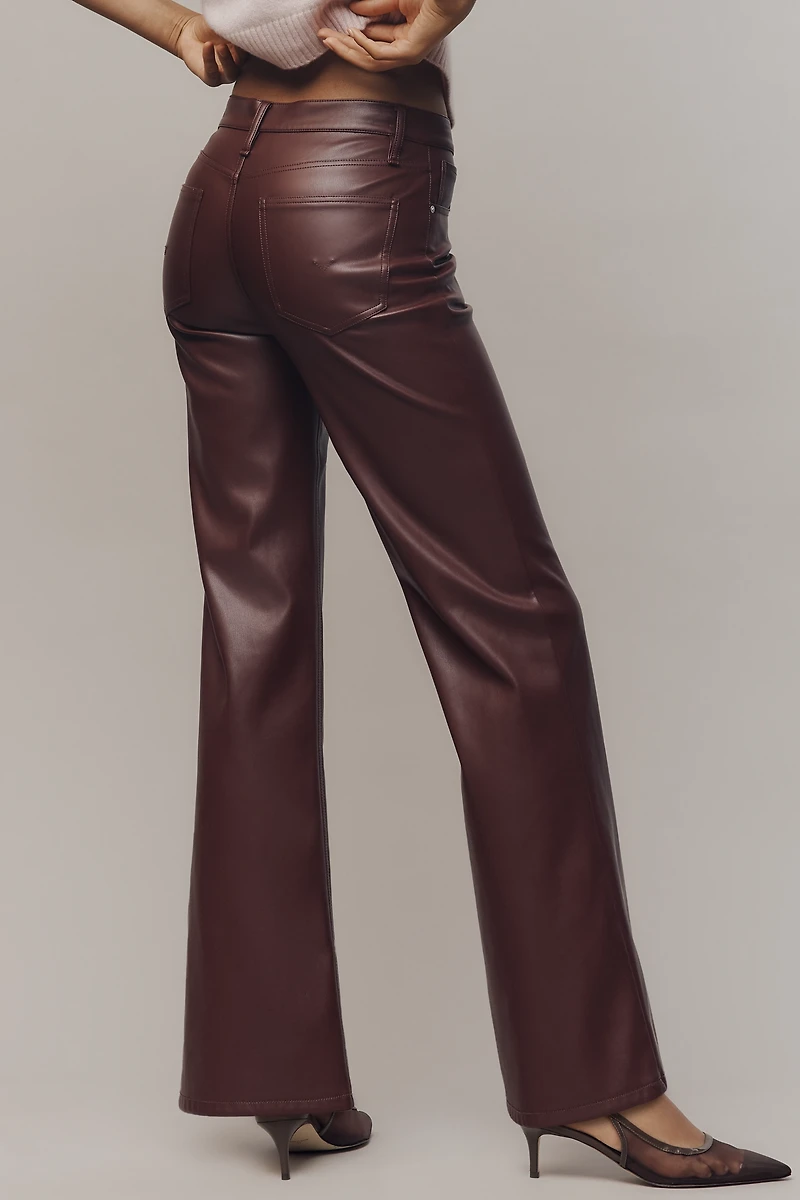 Hudson Faux-Leather Rosie Wide-Leg Pants