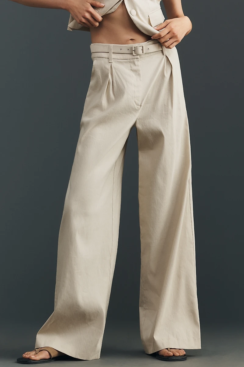 Favorite Daughter Miranda Linen Blend Pants