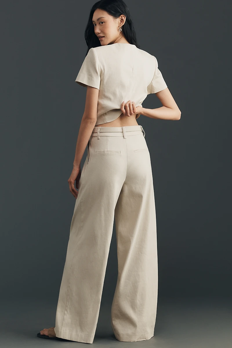 Favorite Daughter Miranda Linen Blend Pants