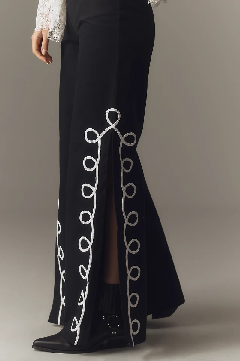 Mandinga Merlot High-Rise Pants