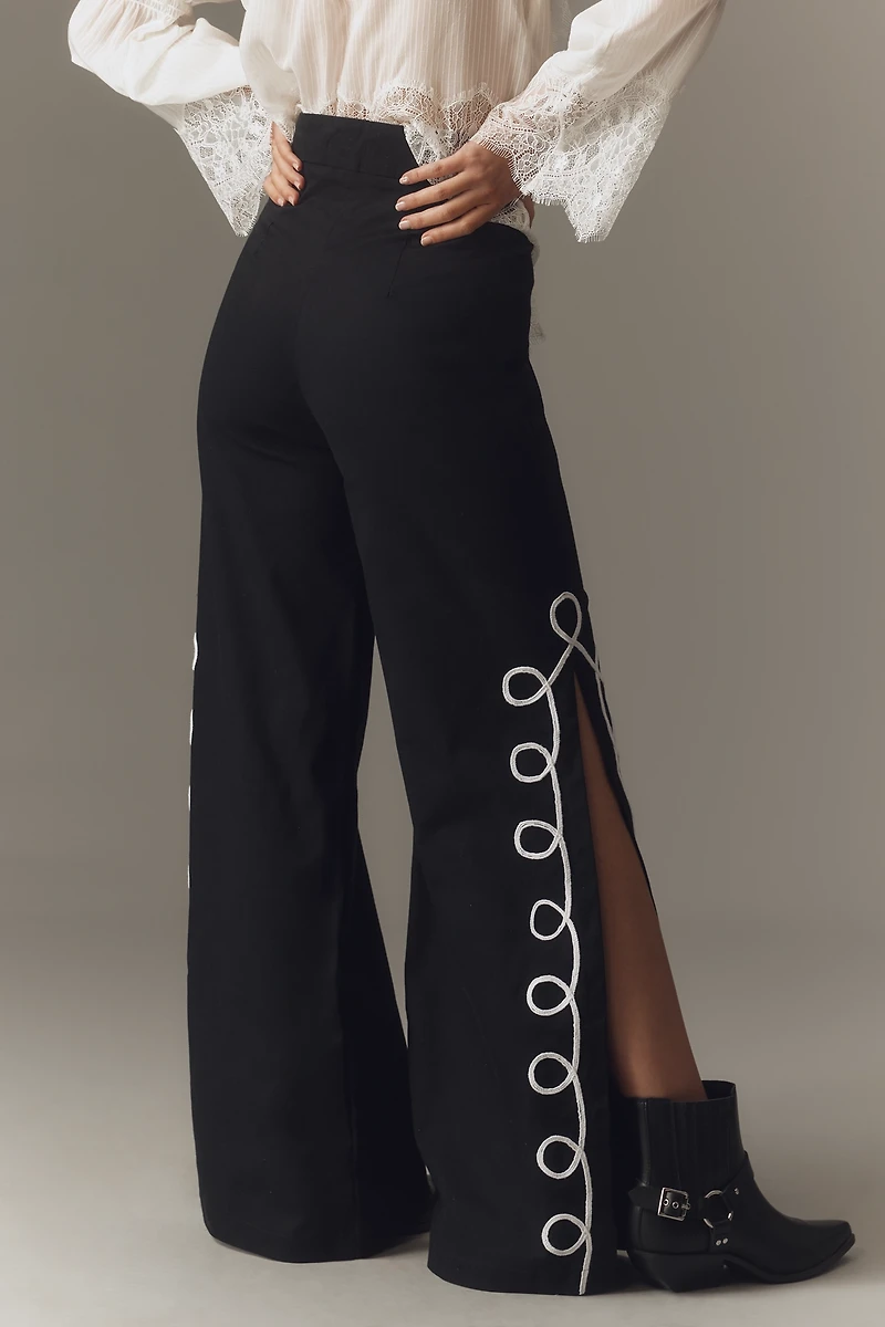 Mandinga Merlot High-Rise Pants