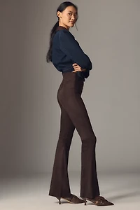 Walter Baker Lexie Mid-Rise Suede Flare Pants
