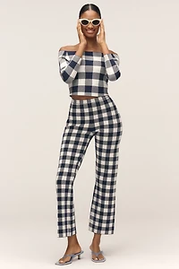 SER.O.YA Talia Mid-Rise Crop Flare Pants