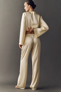 SER.O.YA Lillian Satin Pants