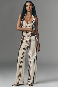 SOVERE Sonali Wide-Leg Pull-On Pants