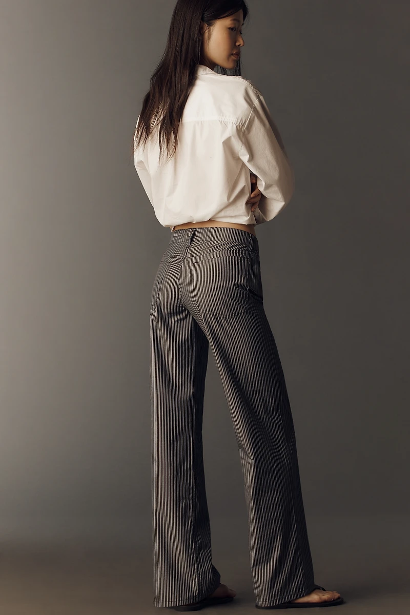 rag & bone Saige Cotton Stripe Poplin Pants