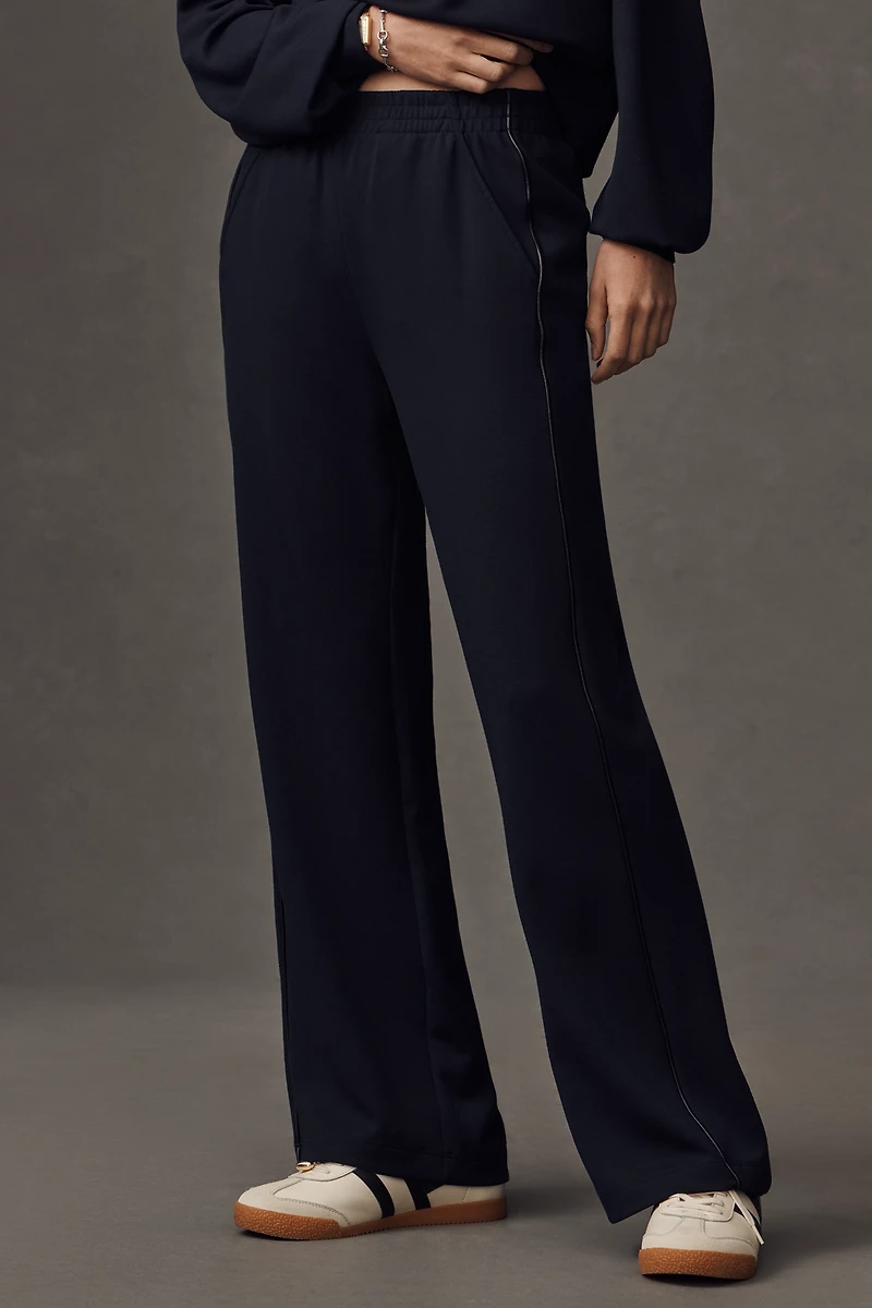 The Brooklin Knit Wide-Leg Pull-On Pants