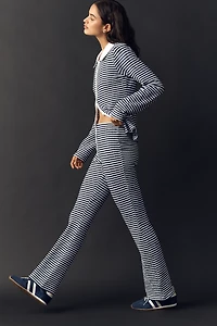 Maeve Knit Stripe Flare Pants