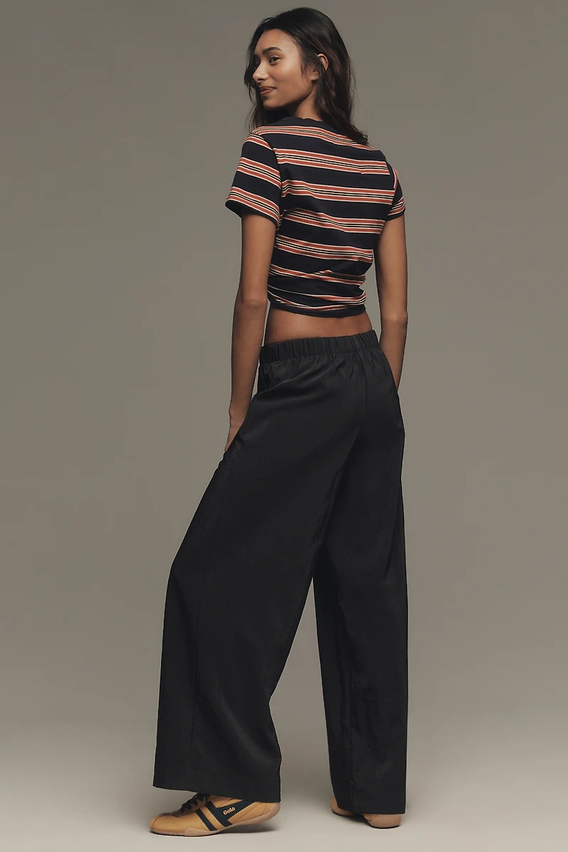 Maeve Pull-On Wide-Leg Trousers