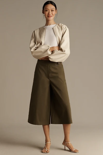 Exquise Belted Culotte Pants