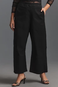 The Izzie Relaxed Pull-On Barrel Pants by Pilcro