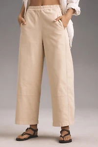 The Izzie Relaxed Pull-On Barrel Pants by Pilcro
