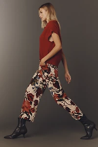 The Colette Corduroy Crop Wide-Leg Pants by Maeve