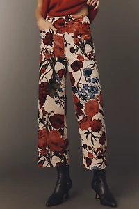 The Colette Corduroy Crop Wide-Leg Pants by Maeve