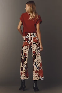The Colette Corduroy Crop Wide-Leg Pants by Maeve