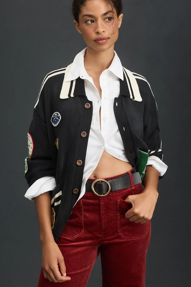 The Colette Corduroy Full-Length Wide-Leg Pants by Maeve