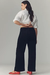 The Colette Corduroy Full-Length Wide-Leg Pants by Maeve