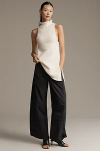 The Izzie Relaxed Pull-On Barrel Pants by Pilcro: Twill Edition