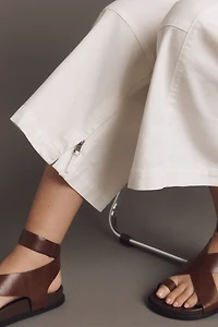 The Izzie Relaxed Pull-On Barrel Pants by Pilcro: Twill Edition