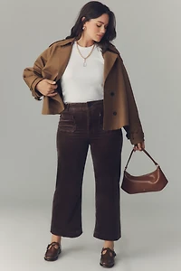 The Colette Corduroy Crop Wide-Leg Pants by Maeve